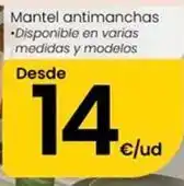 Eroski Mantel antimanchas oferta