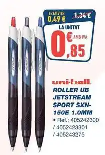 Bureau Vallée Uni-ball - roller ub jetstream sport sxn- 150e 1.0mm oferta