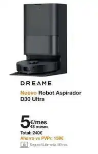 Orange Dreame - nuevo robot aspirador d30 ultra oferta