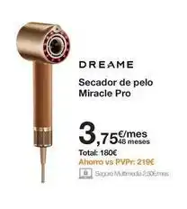 Orange Dreame - secador de pelo miracle pro oferta