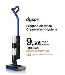 Orange Dyson - fregona electrica clean+wash hygiene oferta