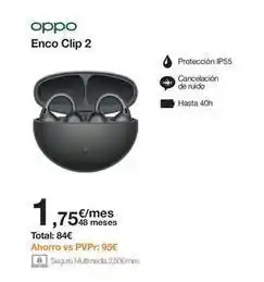 Orange Oppo - enco clip 2 oferta