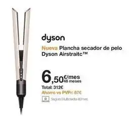 Orange Dyson - nueva plancha secador de pelo airstraitc oferta