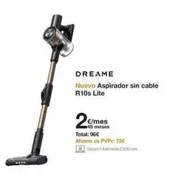 Orange Dreame - nuevo aspirador sin cable r10s lite oferta
