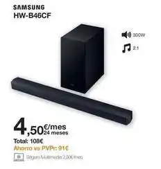 Orange Samsung - hw-b46cf oferta
