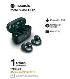 Orange Motorola - moto buds loop oferta