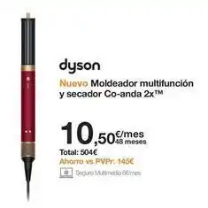 Orange Dyson - nuevo moldeador multifunción y secador co-anda oferta