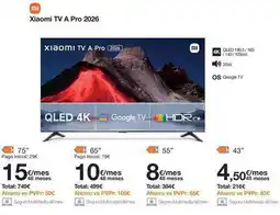 Orange Xiaomi - qled 100.5/165 oferta