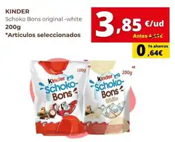 Supermercados Tu Alteza Kinder - schoko bons original -white oferta