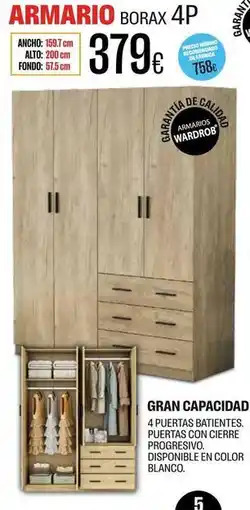 Hipo Gegant Blanco - armario 4p oferta
