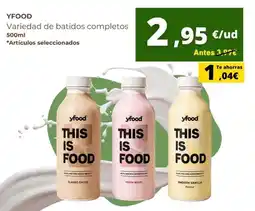 Tu Trébol Hipermercados Fresh - variedad de batidos completos oferta