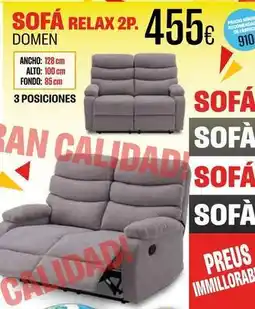 Hipo Gegant Relax - sofá 2p oferta
