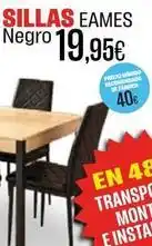 Hipo Gegant Sillas eames negro oferta