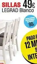 Hipo Gegant Sillas 49€ legrad blanco oferta