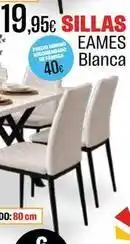 Hipo Gegant Sillas eames blanca oferta