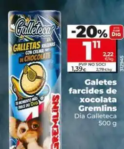 Dia Dia galleteca - galletas rellenas de chocolate gremlins oferta