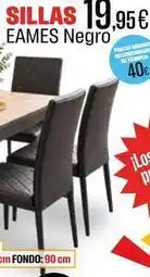 Hipo Gegant Sillas eames negro oferta