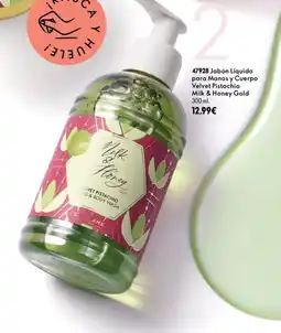 Oriflame Jabón líquido para manos y cuerpo velvet pistachio milk & honey gold oferta
