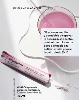 Oriflame Wellosophy Complejo de colageno oferta