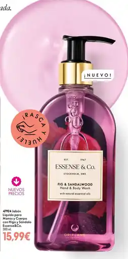 Oriflame Essense & Co. Jabon liquido para manos y cuerpo con higo y sandalo oferta