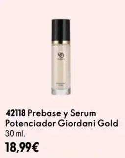 Oriflame Giordani Gold Prebase y Serum oferta