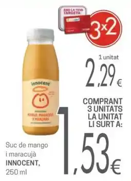 Valvi Supermercats Innocent suc de mango i maracujà oferta