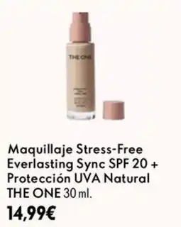 Oriflame Maquillaje stress-free everlasting sync spf 20 + protección uva natural the one oferta