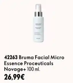 Oriflame Novage+ Bruma Facial Micro Essence Proceuticals oferta
