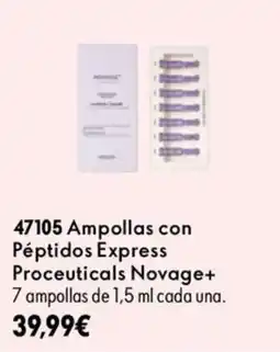 Oriflame Proceuticals Novage+ Ampollas con Péptidos Express oferta