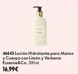Oriflame Essense&Co. loción hidratante para manos y cuerpo con limón y verbena oferta