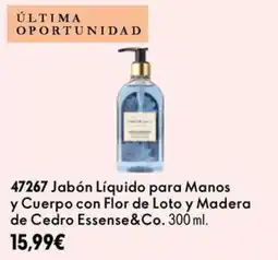 Oriflame Essense&Co Jabón Líquido para Manos y Cuerpo con Flor de Loto y Madera de Cedro oferta
