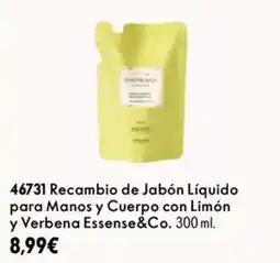 Oriflame Essense&Co recambio de jabón líquido para manos y cuerpo con limón y verbena oferta