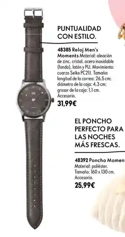 Oriflame Reloj Men's Moments oferta