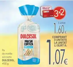 Valvi Supermercats Dulcesol pan sin corteza oferta