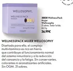 Oriflame Welloosophy wellness pack mujer oferta