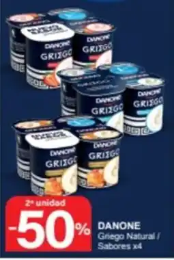 SPAR Fragadis Danone Griego Natural / Sabores x4 oferta
