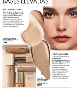 Oriflame Giordani Gold Maquillaje Mineral Larga Duración Mate Suave SPF 20 oferta