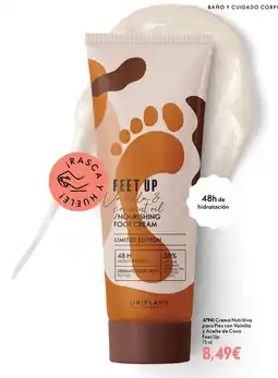 Oriflame Oriflame Crema Nutritiva para Pies con Vainilla y Aceite de Coco Feet Up oferta
