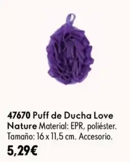 Oriflame Love Puff de Ducha Nature oferta