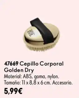 Oriflame Golden Dry Cepillo Corporal oferta