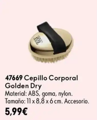 Golden Dry Cepillo Corporal