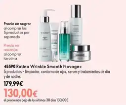 Oriflame Novage Rutina Wrinkle Smooth Novage+ oferta