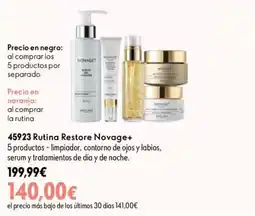 Oriflame Novage+ Rutina Restore oferta