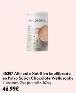 Oriflame WelloSOPHY Alimento Nutritivo Equilibrado en Polvo Sabor Chocolate oferta
