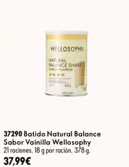 Oriflame Wellosofhy Batido Natural Balance Sabor Vainilla oferta