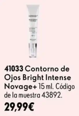 Oriflame Novage+ Contorno de Ojos Bright Intense oferta