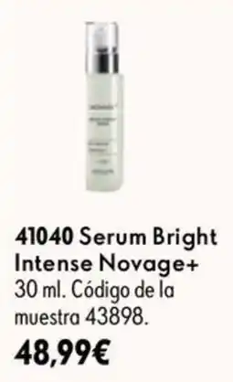 Oriflame Novage+ Serum Bright Intense oferta
