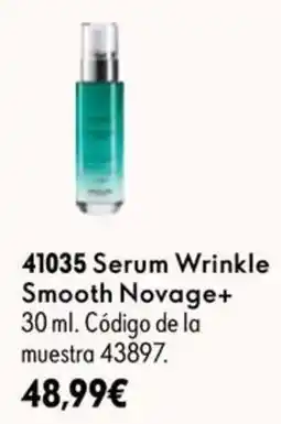 Oriflame Novage+ Serum Wrinkle Smooth oferta