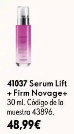 Oriflame Novage Serum Lift + Firm oferta