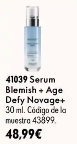 Oriflame Novage+ Serum Blemish + Age Defy oferta